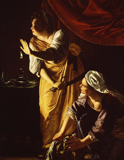 Judith and Maidservant with Head of Holofernes, 1623, Artemisia Gentileschi