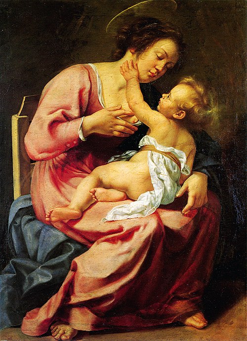 Vierge à l'Enfant, 1612, Artemisia Gentileschi