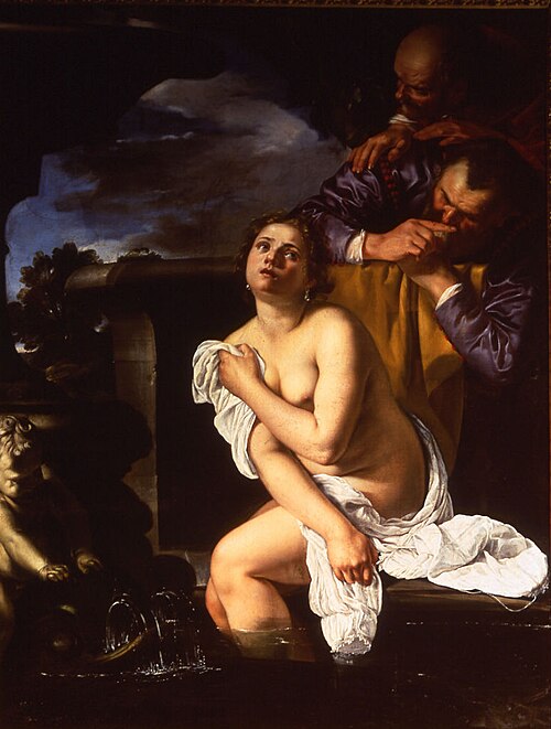 Suzanne et les Vieillards, 1622, Artemisia Gentileschi