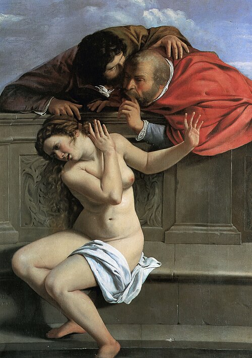 Suzanne et les Vieillards, 1610, Artemisia Gentileschi