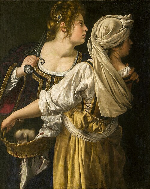 Judith and Her Maidservant, 1610, Artemisia Gentileschi