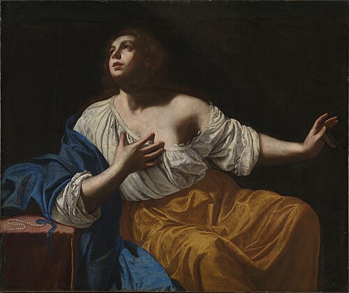Mary Magdalene penitent, 1640, Artemisia Gentileschi