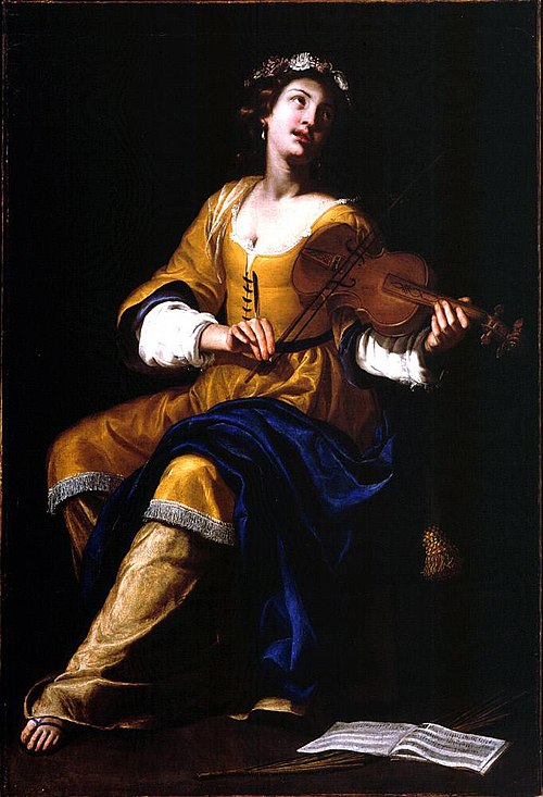 Saint Cecilia, 1640, Artemisia Gentileschi