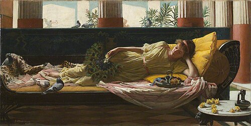 Dolce far niente, 1880, John William Waterhouse