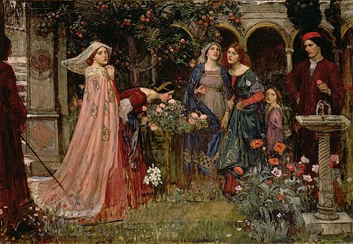 Le Jardin enchanté, 1916, John William Waterhouse