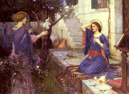 L'Annonciation, 1914, John William Waterhouse