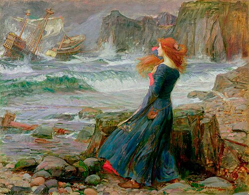 Miranda, 1916, John William Waterhouse