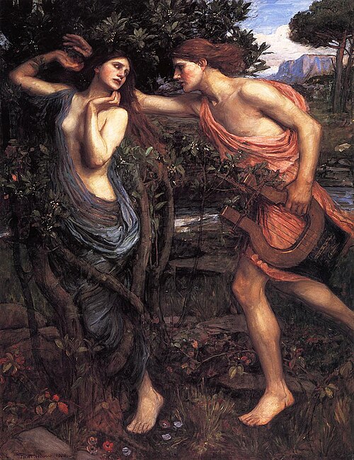 Apollon et Daphné, 1908, John William Waterhouse