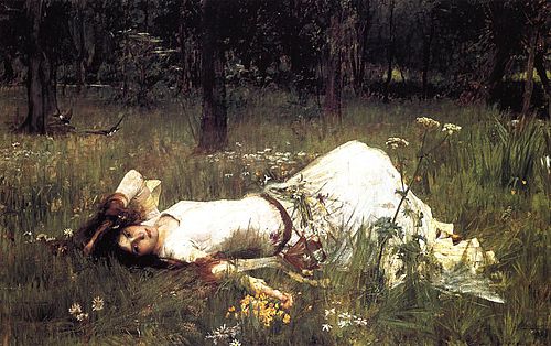 Ophélie, 1889, John William Waterhouse