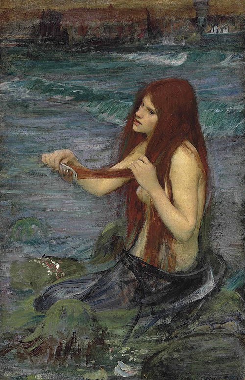 Esquisse pour Une Sirène, 1892, John William Waterhouse