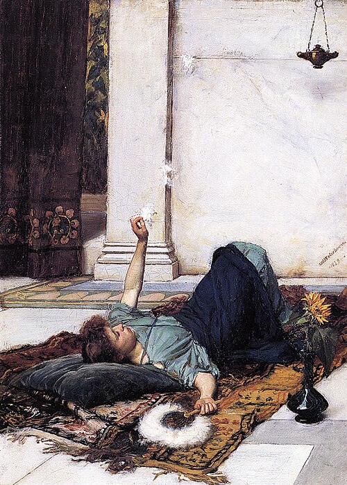 Dolce Far Niente, 1879, John William Waterhouse