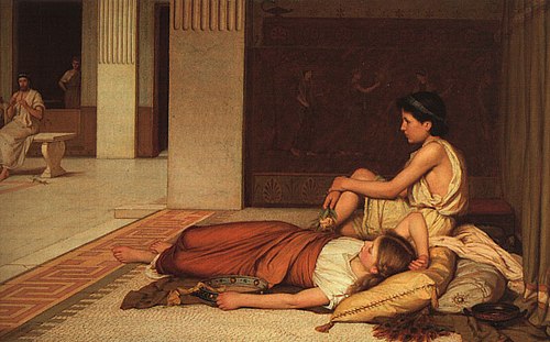 After The Dance, 1876, John William Waterhouse