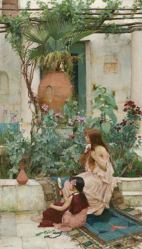 At Capri, 1890, John William Waterhouse