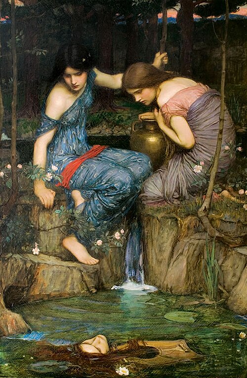 Nymphs Finding the Head of Orpheus, 1900, John William Waterhouse