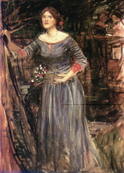 Study for Ophelia, 1910, John William Waterhouse