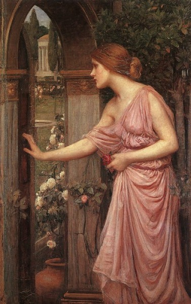 Psyche Opening the Door into Cupid's Garden, 1903, John William Waterhouse