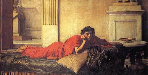 The Remorse of the Emperor Nero after the Murder of his Mother, 1878, John William Waterhouse