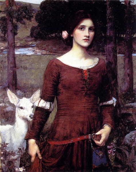 The Lady Clare, 1900, John William Waterhouse