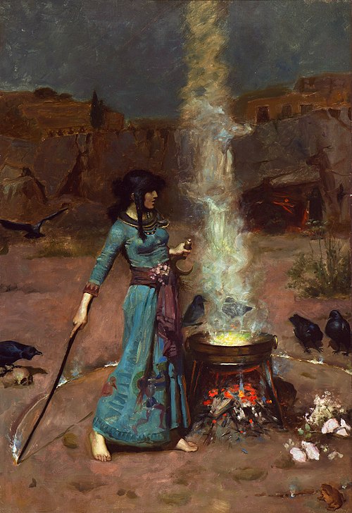 The Magic Circle, 1886, John William Waterhouse