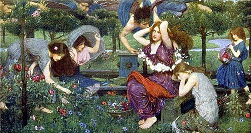 Flora and the Zephyrs, 1898, John William Waterhouse