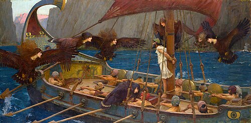 Ulysses and the Sirens, 1891, John William Waterhouse