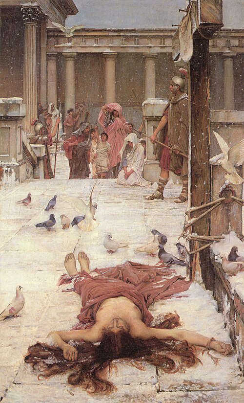 Saint Eulalia, 1885, John William Waterhouse