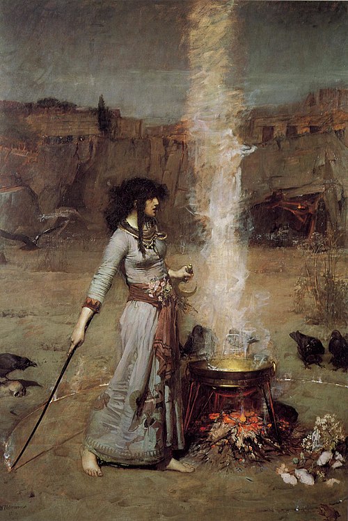 The Magic Circle, 1886, John William Waterhouse
