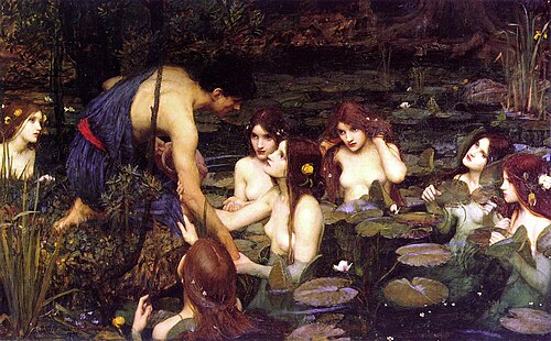 Hylas and the Nymphs, 1896, John William Waterhouse