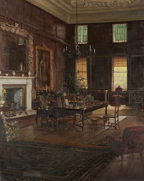 State Room, Governor's House, Royal Hospital, Chelsea, 1922, George Percy Jacomb-Hood