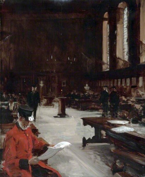 Great Hall, Chelsea Hospital, London, , George Percy Jacomb-Hood