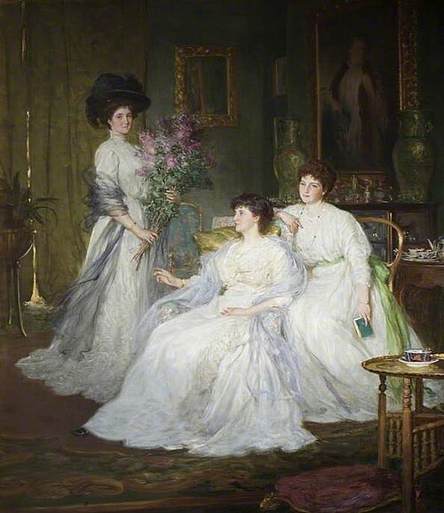 The Deane Sisters, 1908, George Percy Jacomb-Hood