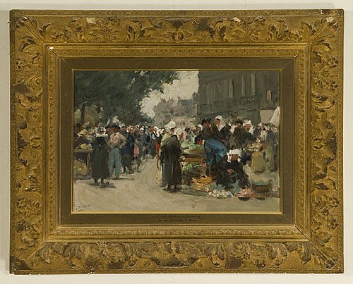 Fruit Market in Brittany, , Albert Ludovici