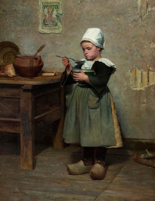 A Frugal Meal, 1888, Alexander Mackenzie