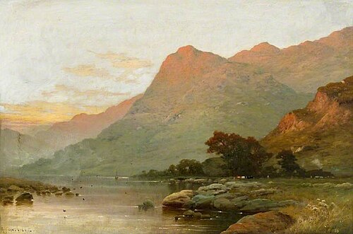 Highland Loch, , Alfred de Breanski