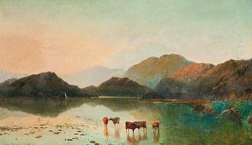 Landscape with a Loch, , Alfred de Breanski