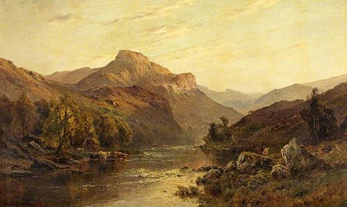 The Vale of Leven, Dunbartonshire, , Alfred de Breanski