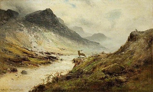 The Pass of Leney, , Alfred de Breanski