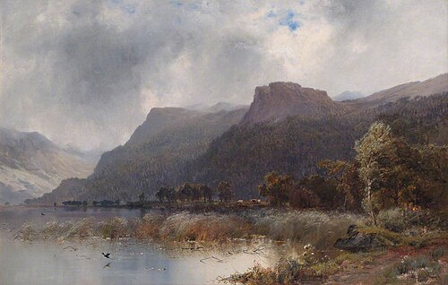 Hills with Water, , Alfred de Breanski