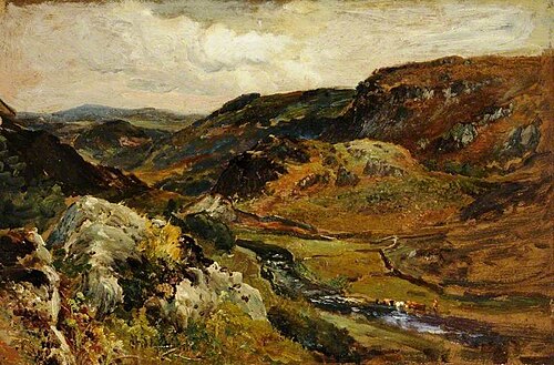 Moorland, , Alfred de Breanski