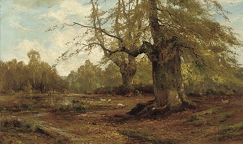 Burnham Beeches, Autumn, , Alfred de Breanski