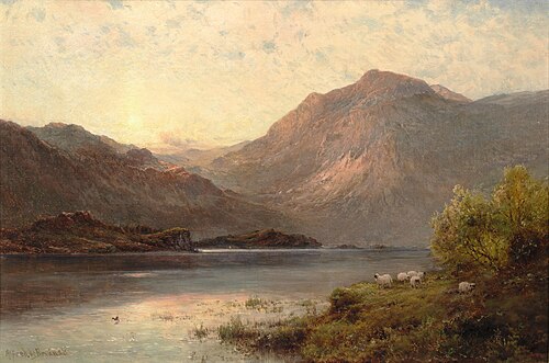 The islands of Loch Maree, , Alfred de Breanski