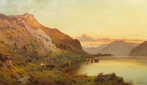 At the foot of Ben Nevis, N.B., , Alfred de Breanski