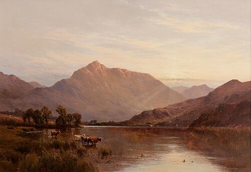 Loch Lomond, Sunrise, , Alfred de Breanski