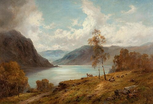 Mountain Mists, Loch Katrine, , Alfred de Breanski