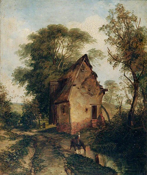 A Road Scene, 1856, Alfred George Stannard