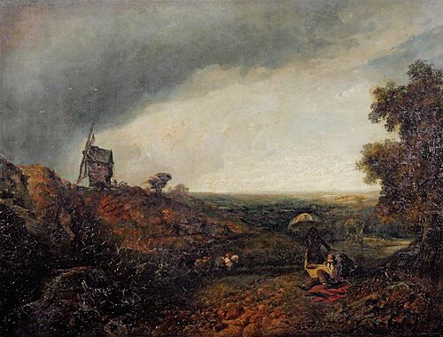 A View of Gresham near Cromer, 1856, Alfred George Stannard