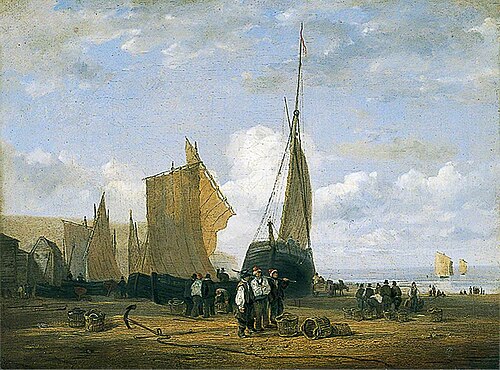 Seascape or Coastal Scene, , Alfred George Stannard