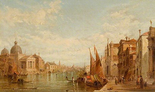The Grand Canal, Venice, 1881, Alfred Pollentine