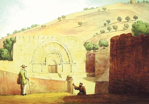 The Tomb of the Virgin, Jerusalem, 1842, Anton Schranz