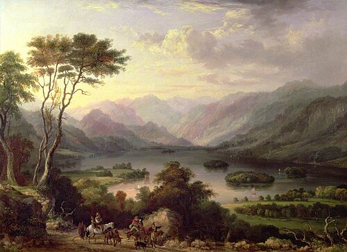Derwentwater, Cumberland, 1836, Arthur Hughes